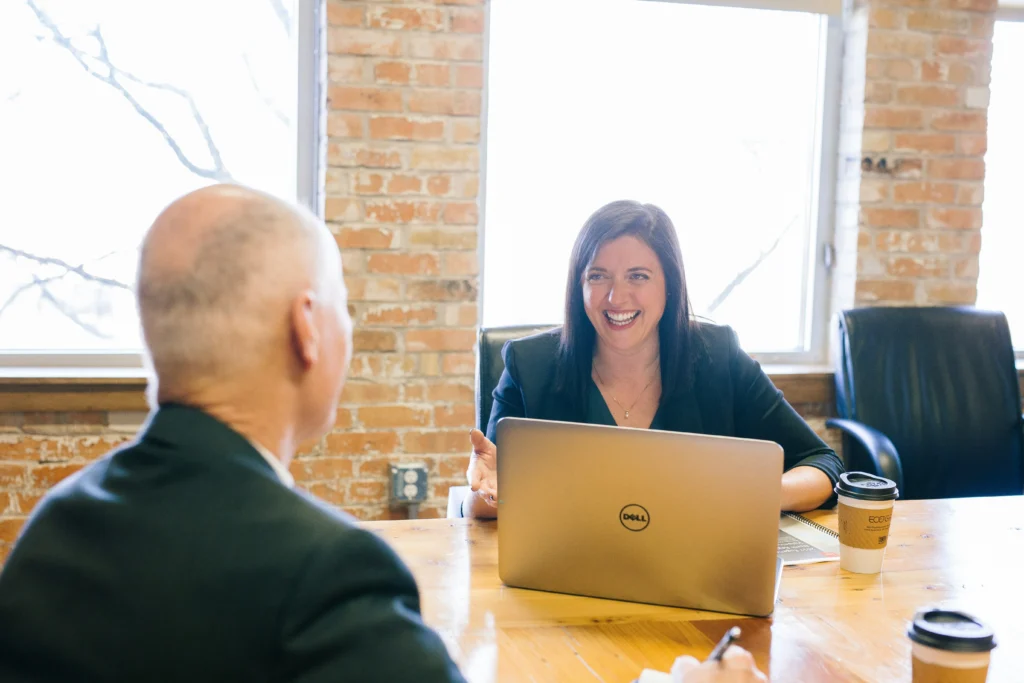 happy employees at brisbane work with office window tints reducing glare and heat